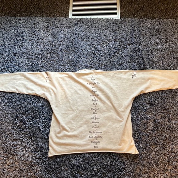 YZY Vultures Vol. 1 Long Sleeve, Size 1, Cream - Picture 2 of 5